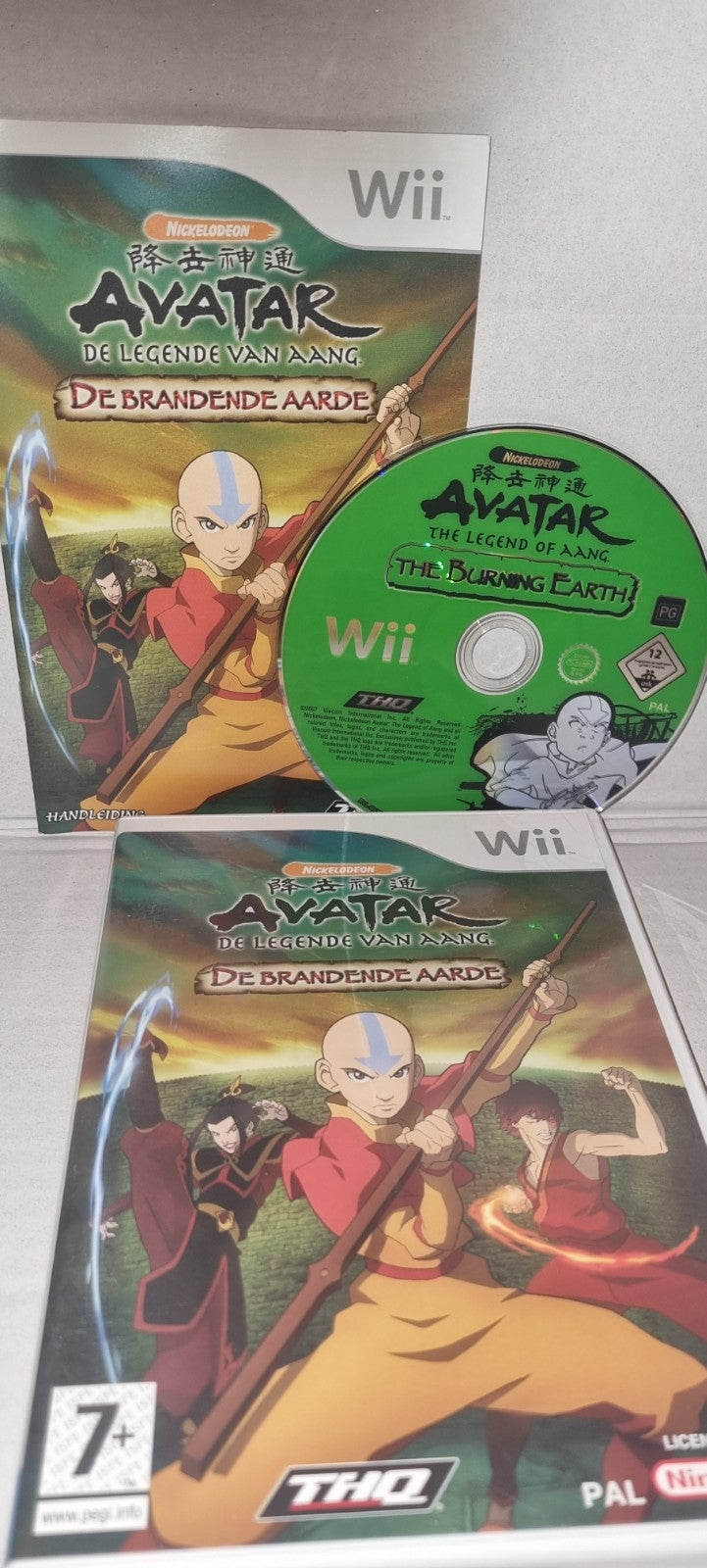 Avatar de Legende van Aang: de Brandende Aarde Nintendo Wii