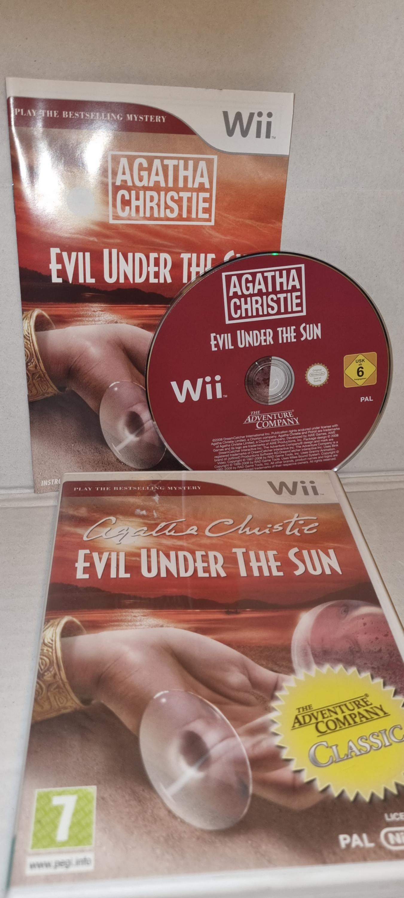 Agathe Christie: Evil Under the Sun Nintendo Wii
