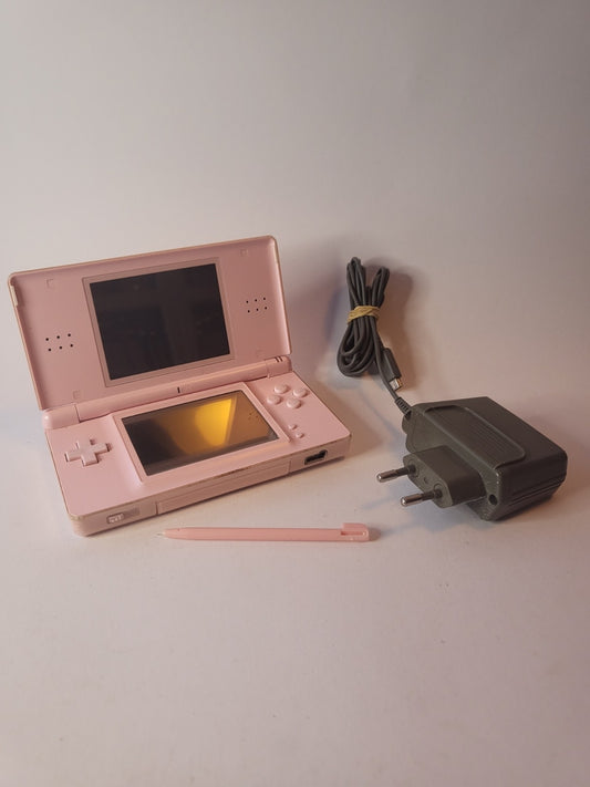 Nintendo DS Lite Rose mit Touchpen und Ladegerät