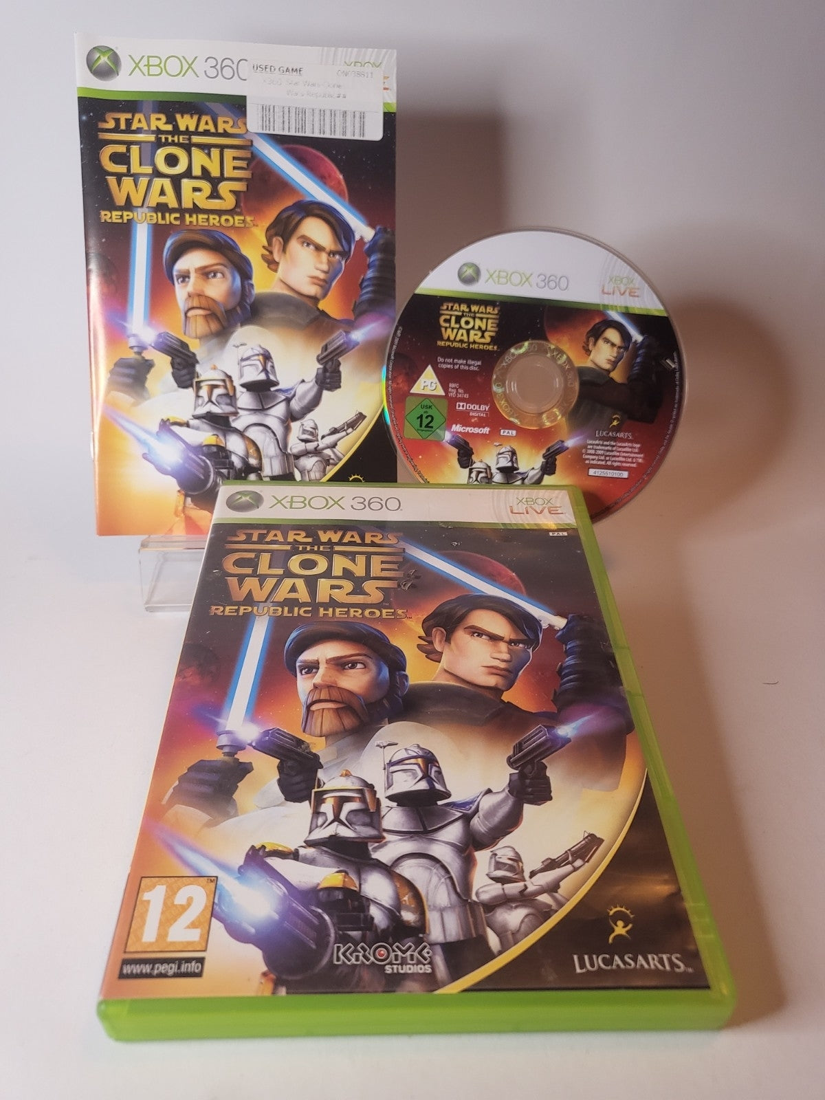 Star Wars the Clone Wars Republic Heroes Xbox 360