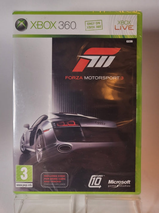 Forza Motorsport 3 versiegelte Xbox 360