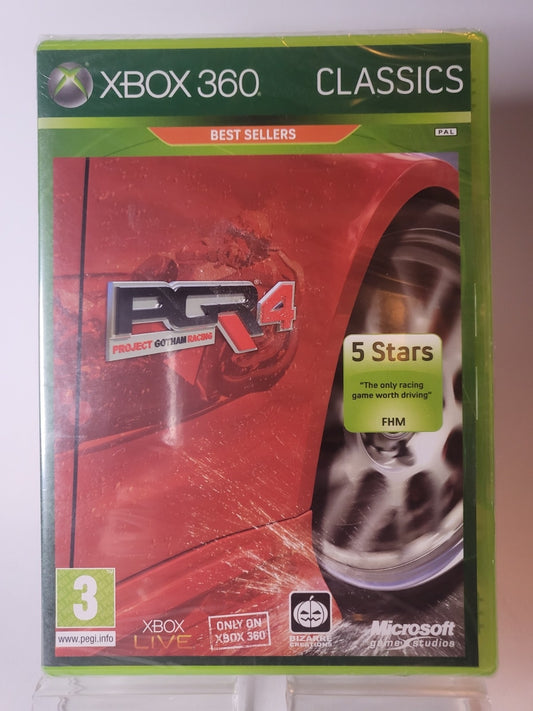 Project Gotham Racing 4- PRG4 geseald Xbox 360