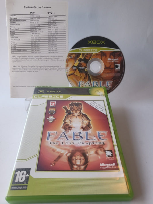 Fable the Lost Chapters Classics Xbox Original