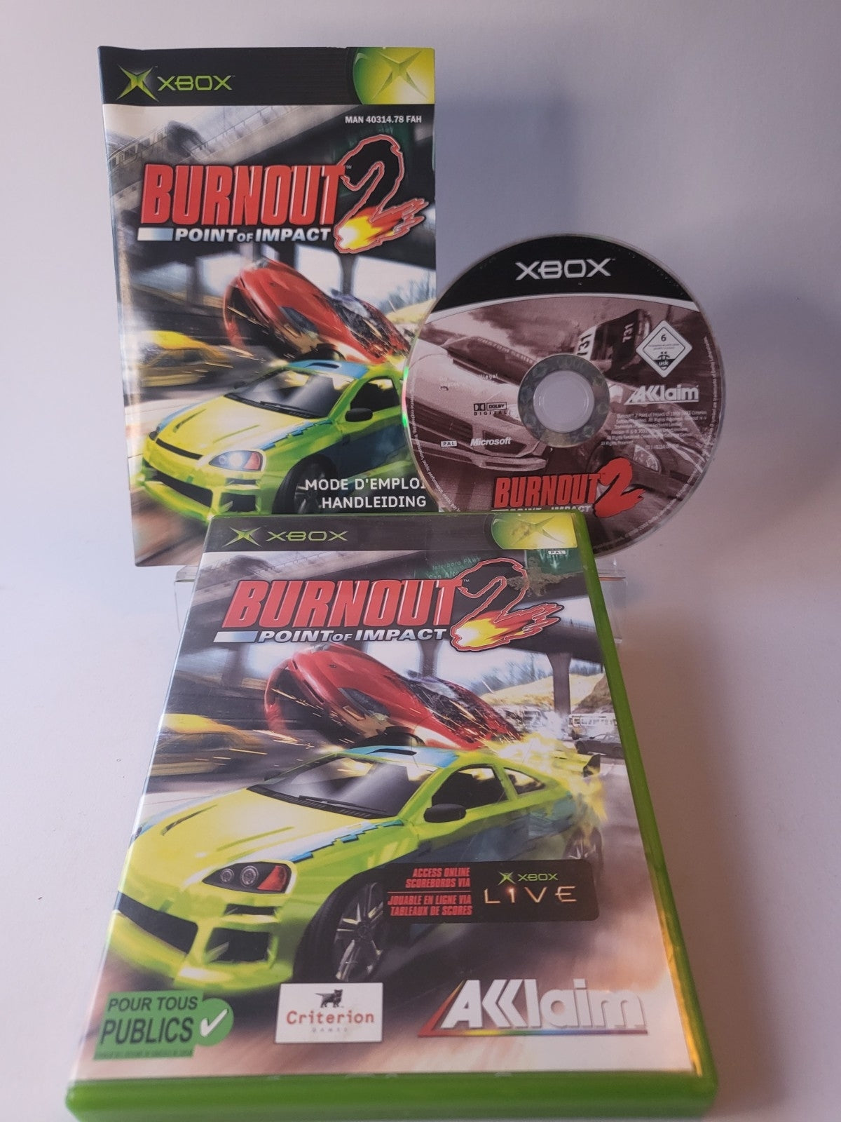 Burnout 2: Point of Impact Xbox Original