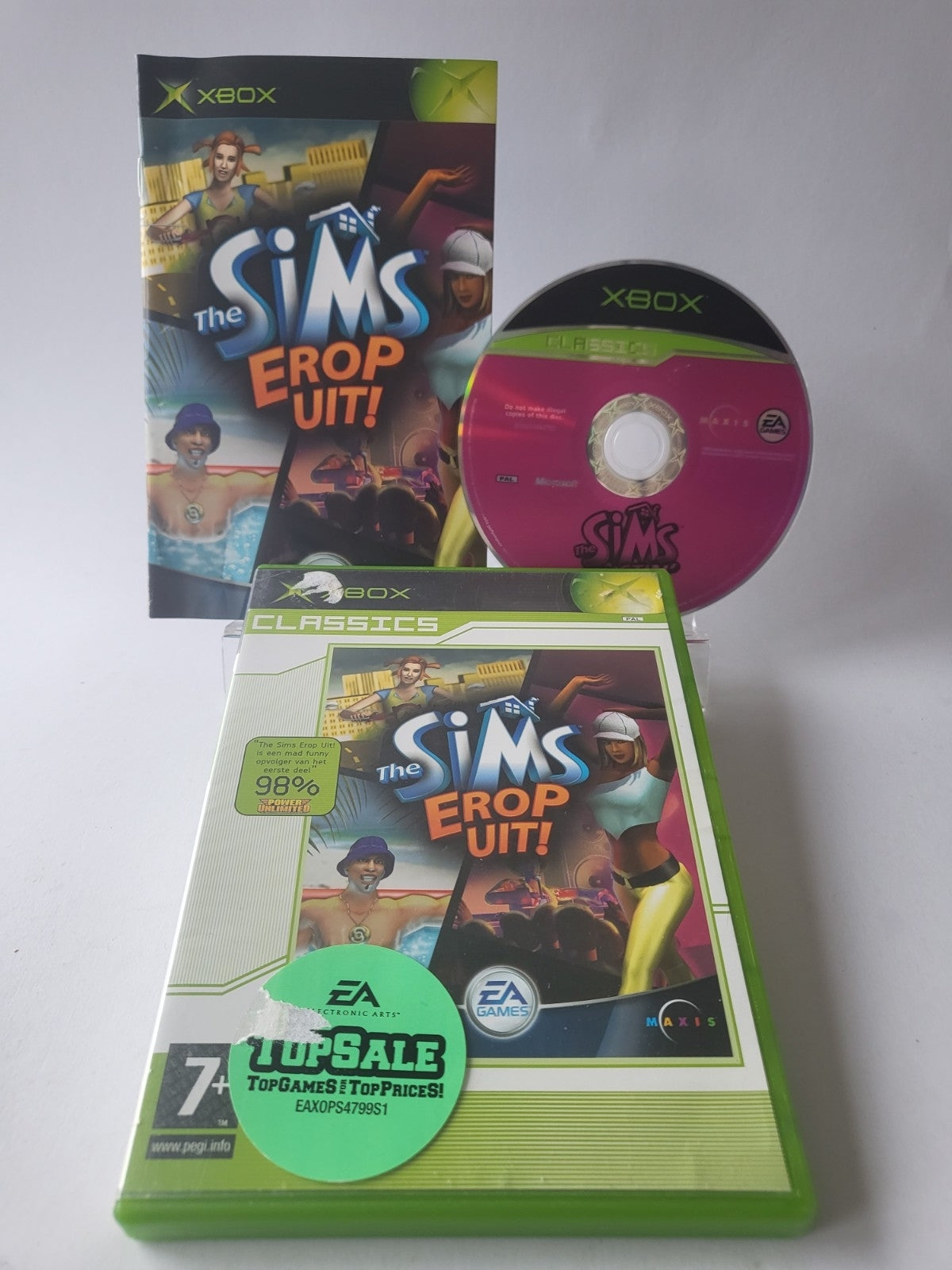 the Sims Erop Uit classics Xbox Original