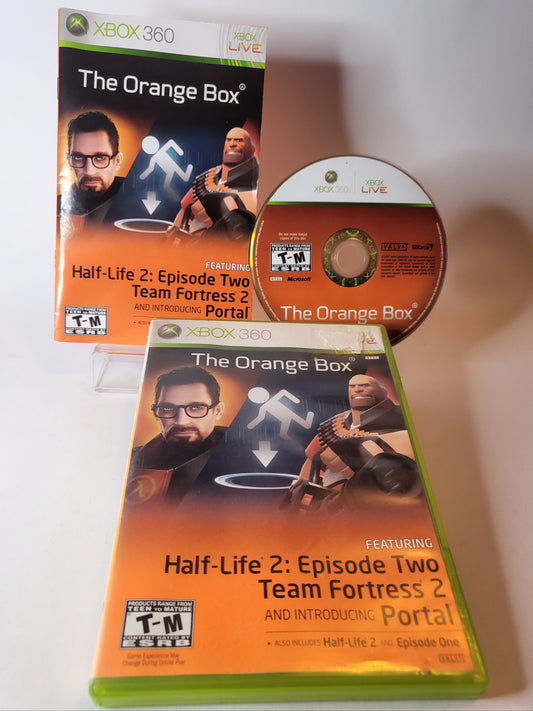Das Orange Box American Cover Xbox 360