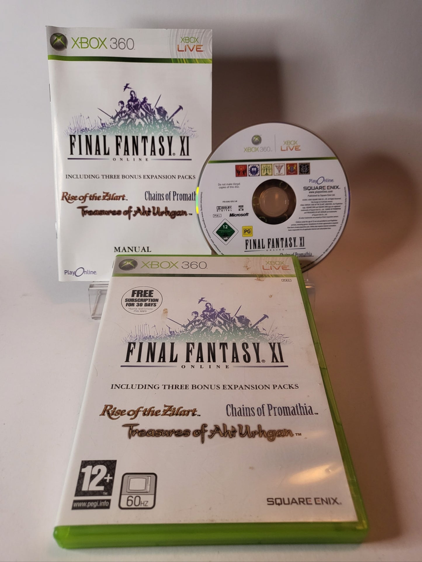 Final Fantasy XI Online Including Three Bonus Expansion Packs Xbox 360