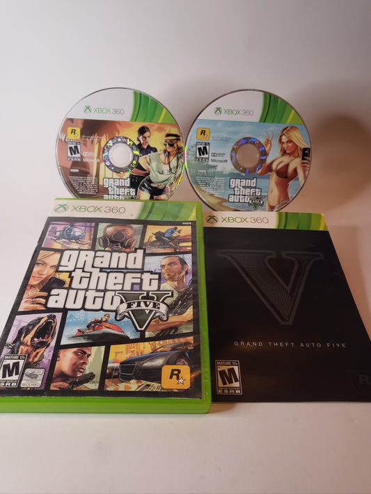 Grand Theft Auto V (GTA5) Amerikanisches Cover Xbox 360