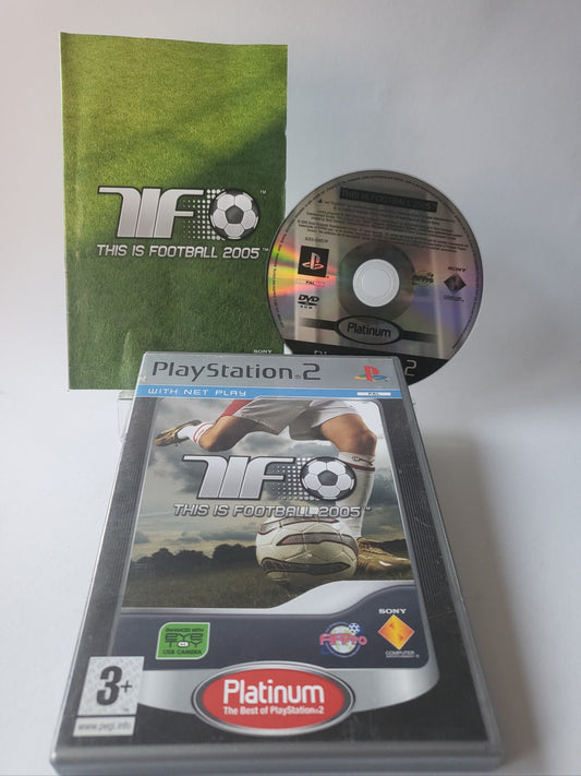 This is Football 2005 Platinum Edition Playstation 2