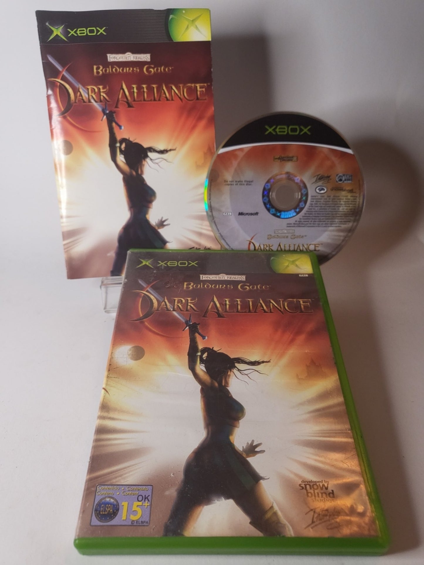 Baldur's Gate Dark Alliance Xbox Original