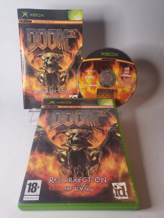 Doom 3 Resurrection of Evil Xbox Original