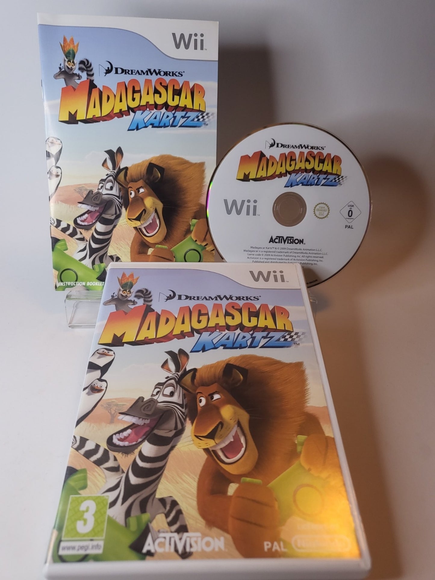 Dreamworks Madagascar Kartz Nintendo Wii