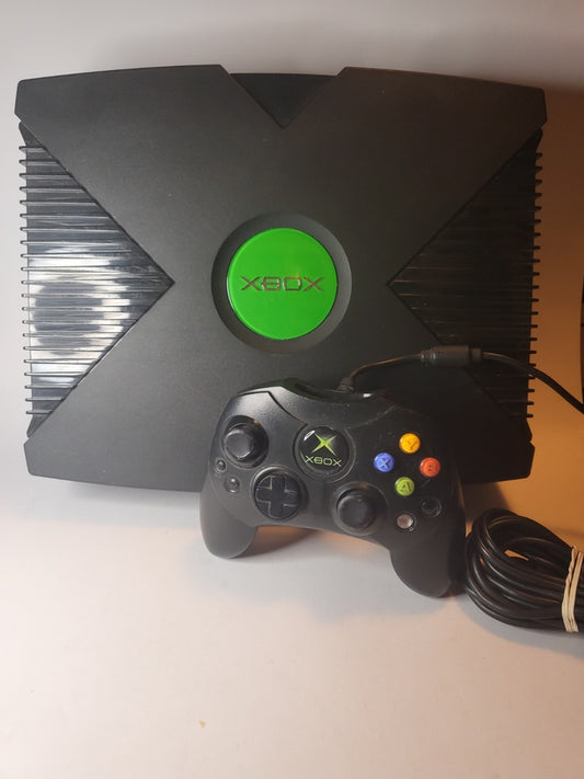 Xbox Original mit 1 Original-Controller und allen Kabeln