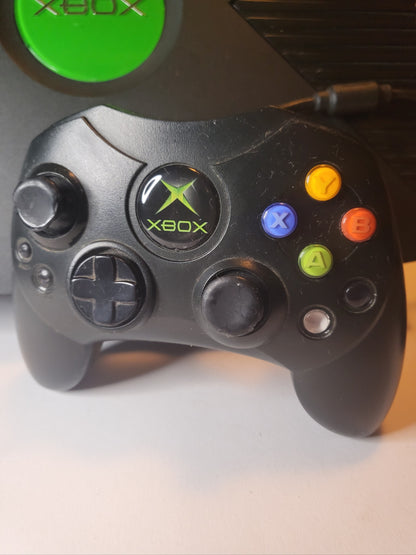 Xbox Original mit 1 Original-Controller und allen Kabeln