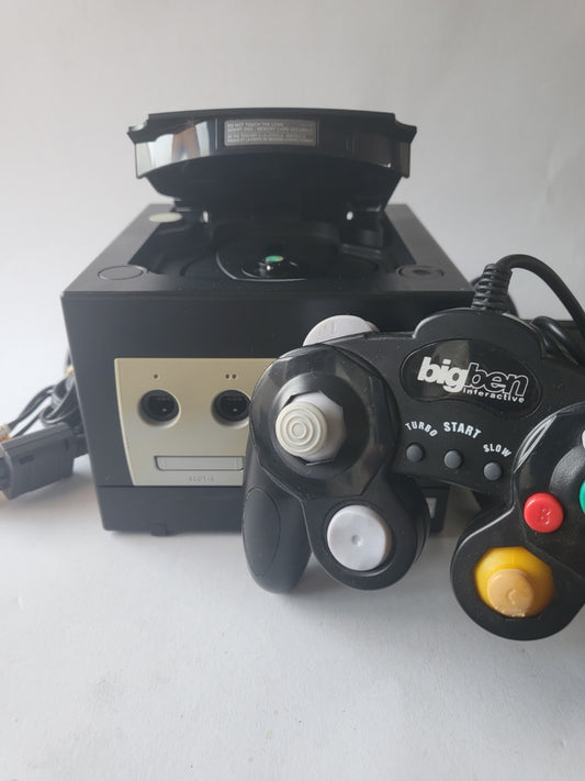 Nintendo Gamecube Zwart met 1 Big Ben controller en alle kabels
