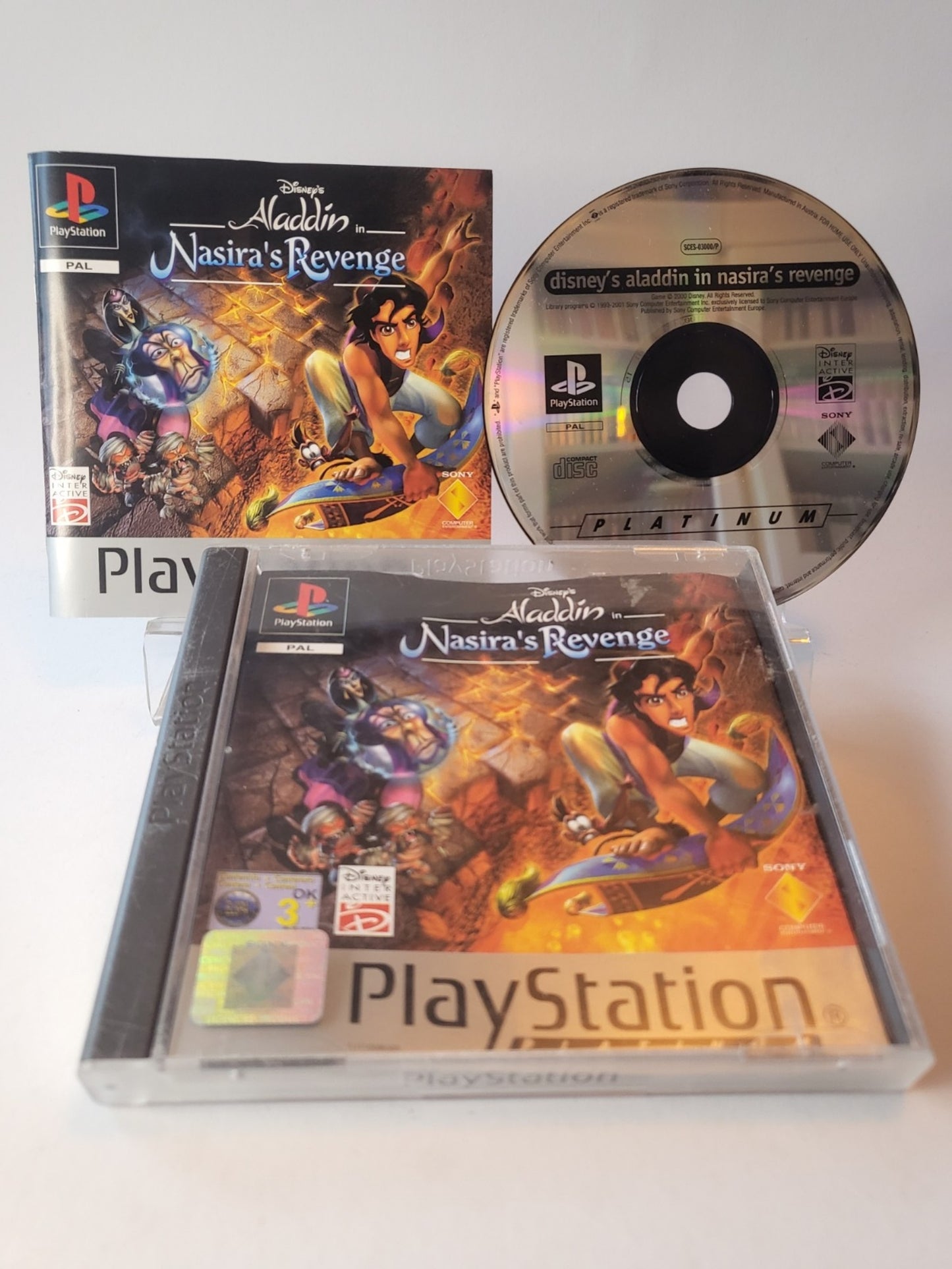 Disneys Aladdin in Nasira's Revenge Platinum Playstation 1