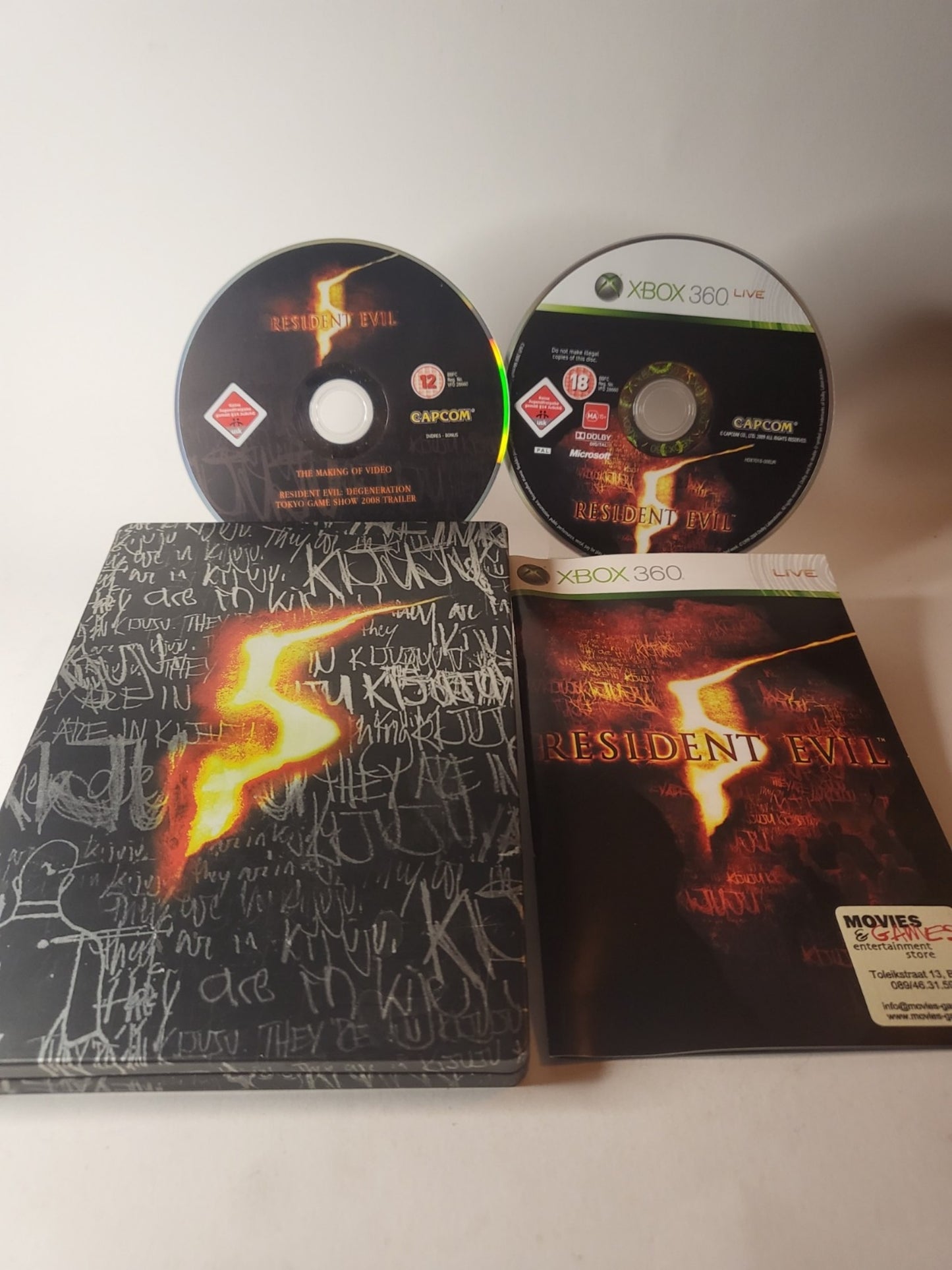 Resident Evil 5 Steelcase Xbox 360