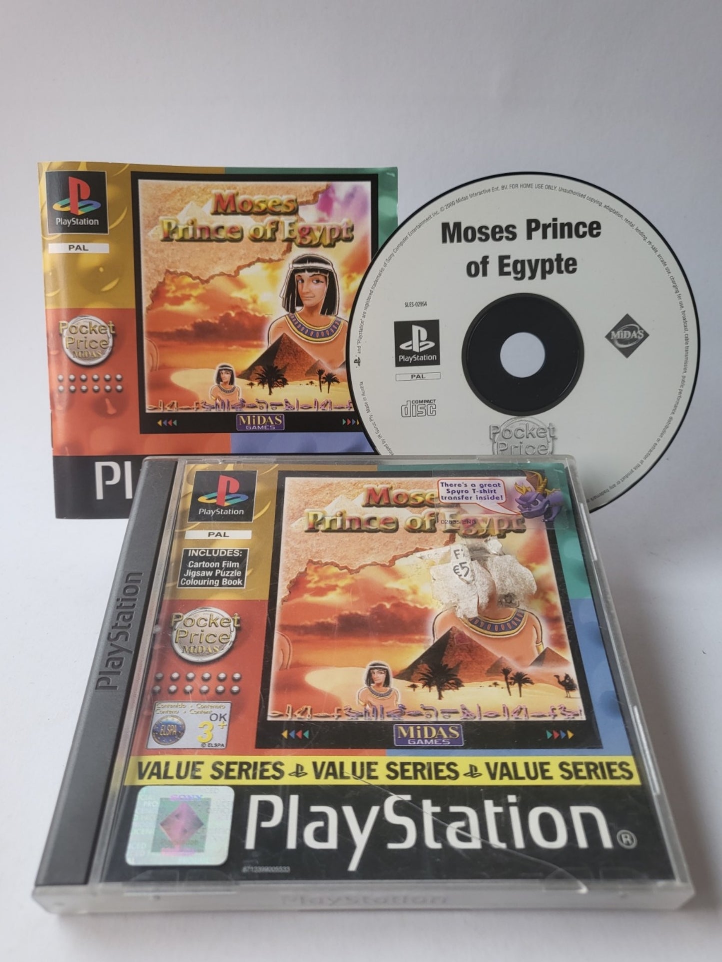 Moses Prince of Egypt Value Series Playstation 1