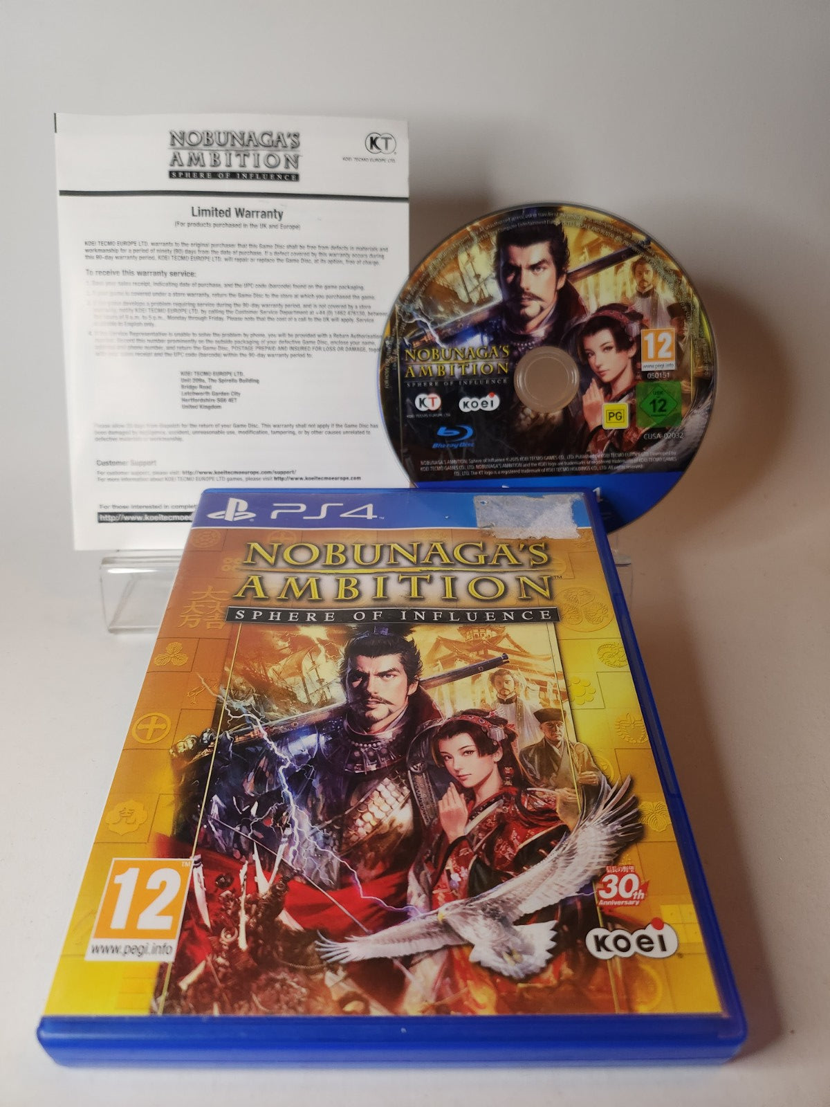 Nobunaga's Ambition Sphere of Influence Playstation 4