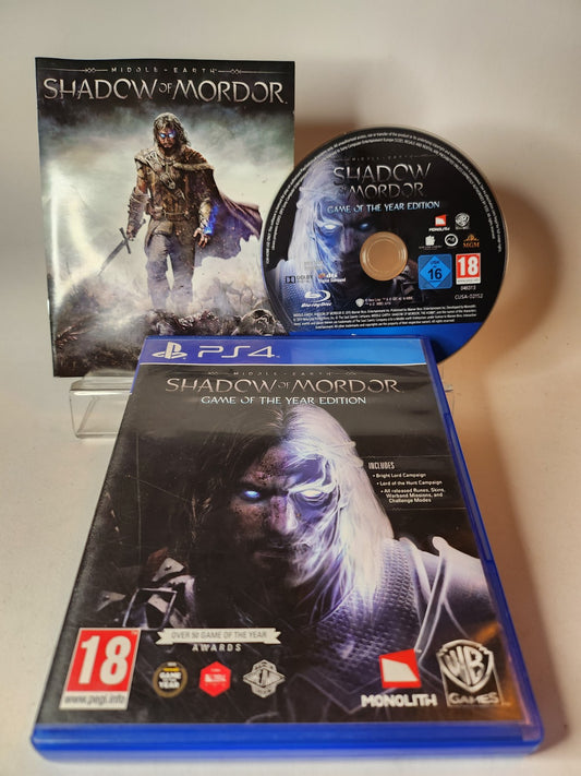 Shadow of Mordor Game of the Year Edition Playstation 4
