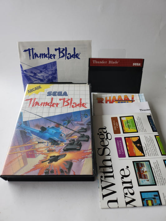 Thunder Blade Sega Master