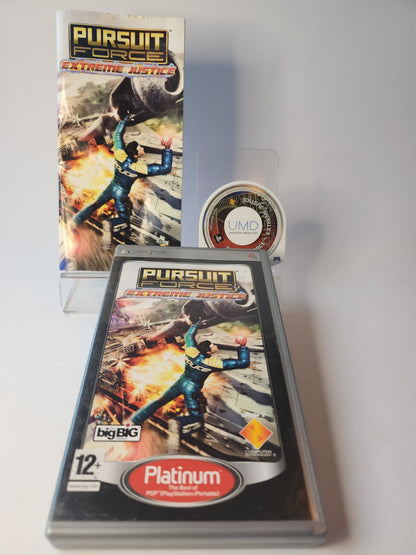 Pursuit Force Extreme Justice Platinum PSP