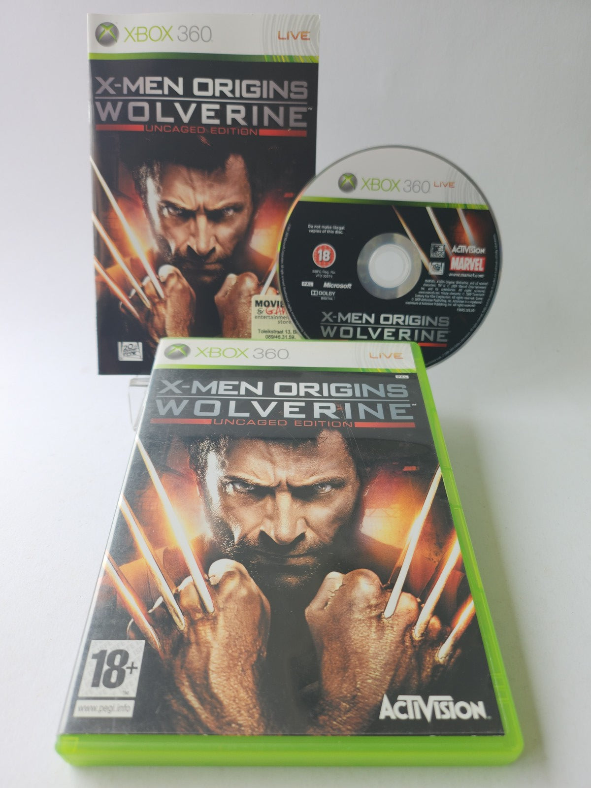 X-Men Origins Wolverine Uncaged Edition Xbox 360