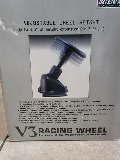 Interact V3 Racing Wheel Playstation 1 en Playstation 2