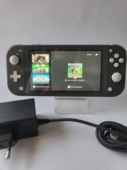 Nintendo Switch Lite Grau mit Ladegerät