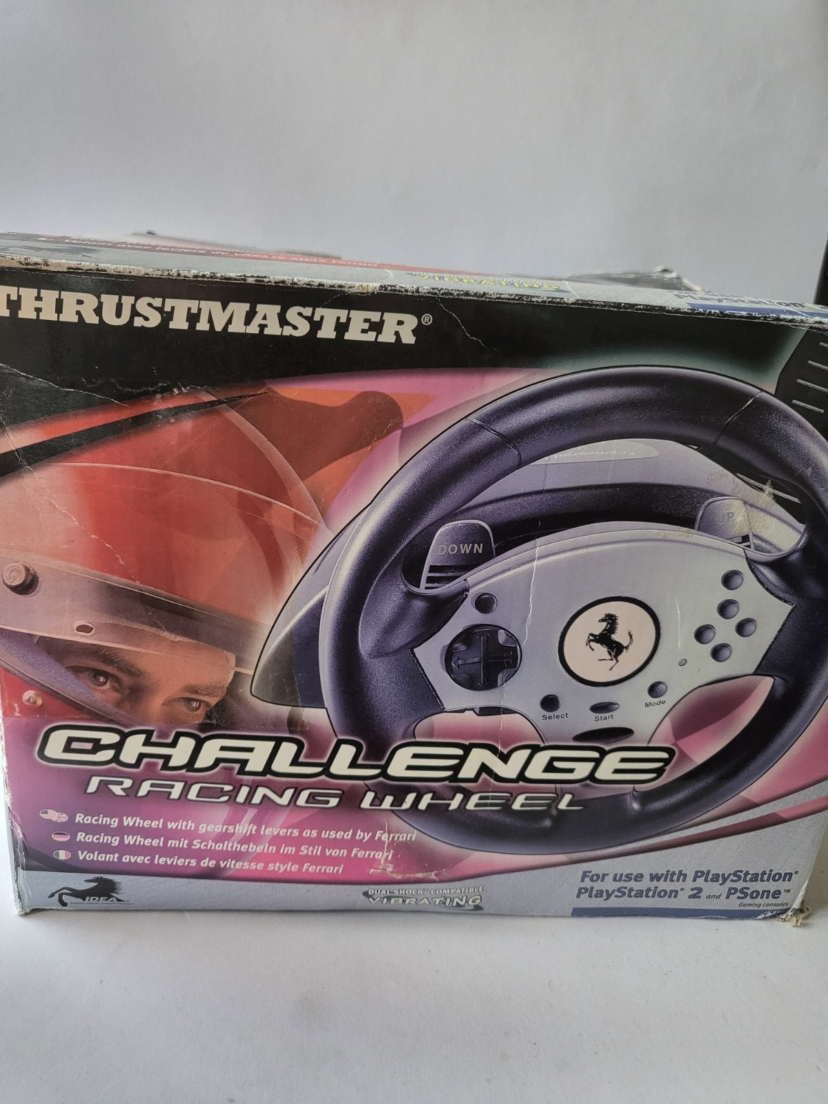 Thrustmaster Challenge Racing Wheel Playstation 1 en Playstation 2